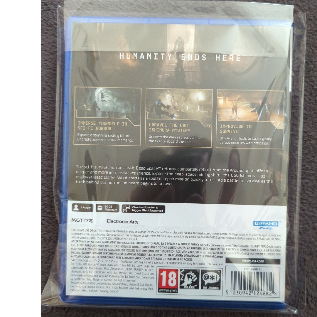 中古 Dead Space デッドスペース PS5 日本語表記対応 輸入版 エンタメ/ホビーのゲームソフト/ゲーム機本体(家庭用ゲームソフト)の商品写真