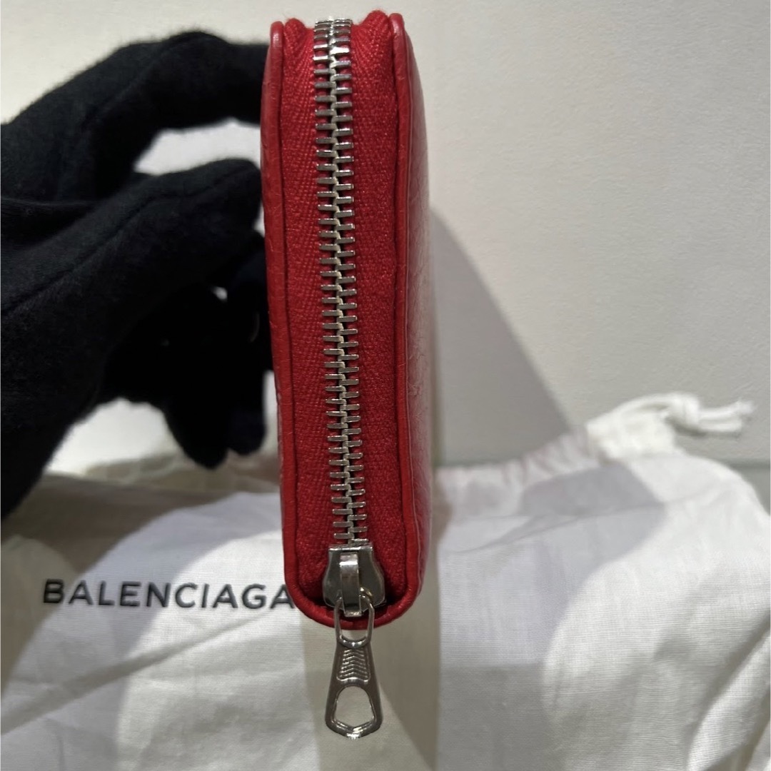 BALENCIAGA 長財布 (レッド) ※付属品:箱 バレンシアガ