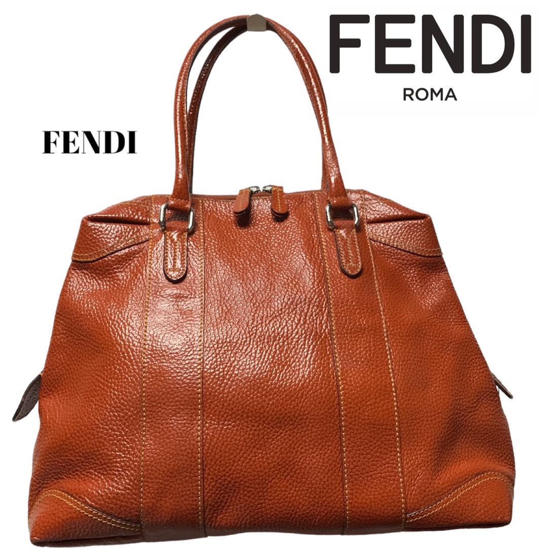 FENDI フェンディ レザートートバック 男女兼用 - トートバッグ