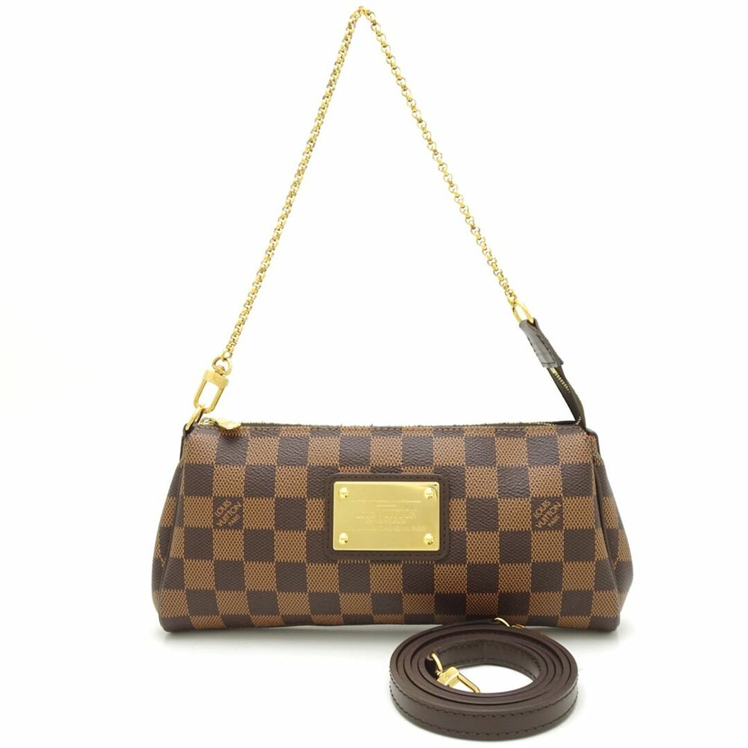 ルイ・ヴィトン・ダミエ LOUIS VUITTON エヴァ N55213 2Wayバッグ エベヌ / 350406