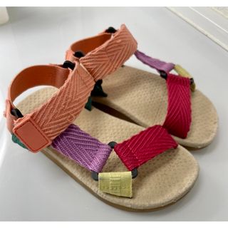 ザラキッズ(ZARA KIDS)のZARA テクニカルサンダル　15.5(サンダル)