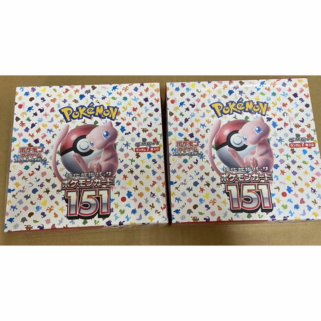 ポケモンカード151 シュリンク付き 2BOXセットBox/デッキ/パック