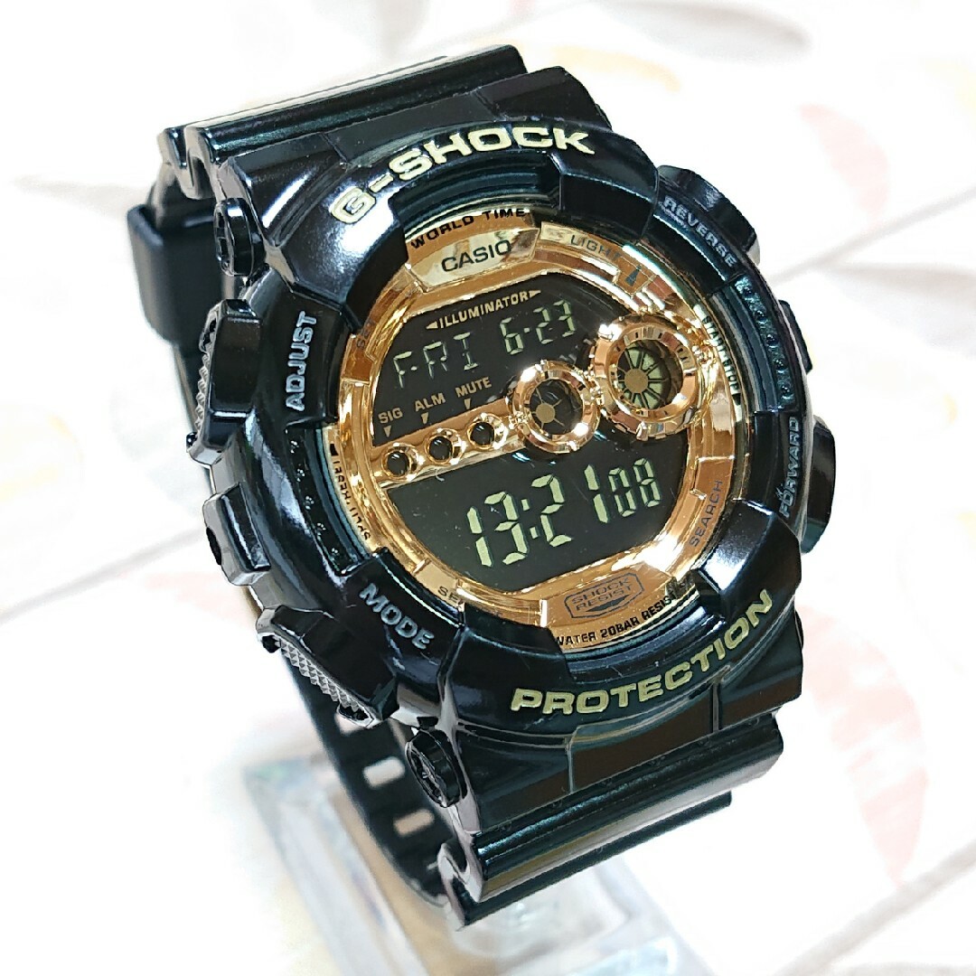 スタイリッシュシンプル カシオ G SHOCK GD100GB 美品 | www.iuggu.ru