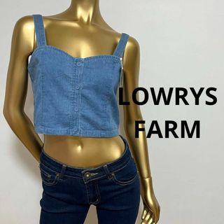 ローリーズファーム(LOWRYS FARM)の【2709】LOWRYS FARM デニム ピスチェ(カットソー(半袖/袖なし))