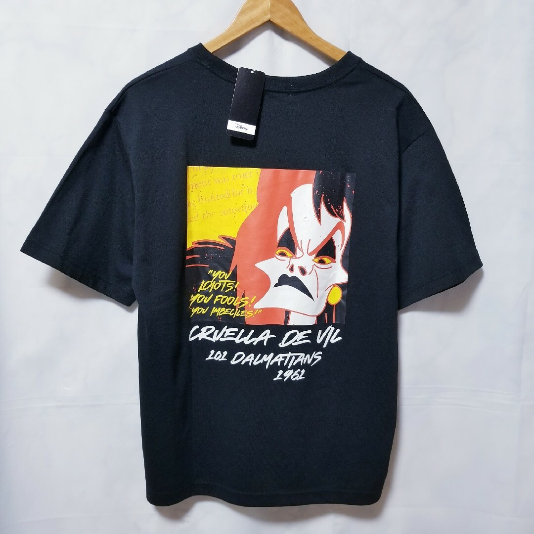 DISNEY CRUELLA クルエラ ディズニー 総柄 Tシャツ