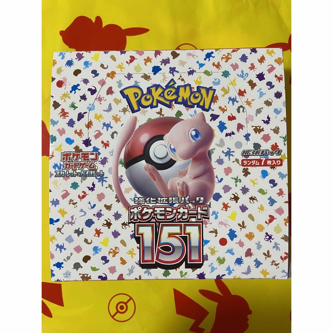 ポケモンカードゲーム ポケモンカード151 1BOX シュリンク無し