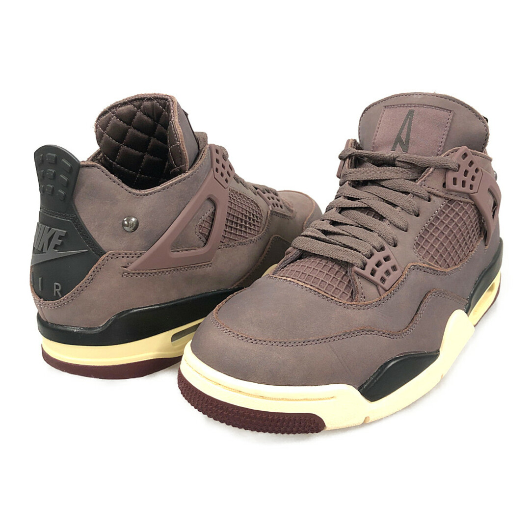 NIKE×A MA MANIERE アママニエール DV6773-220 AIR JORDAN 4 RETRO SP エアジョーダン シューズ アッシュブラック US9=27cm 正規品/ 31140