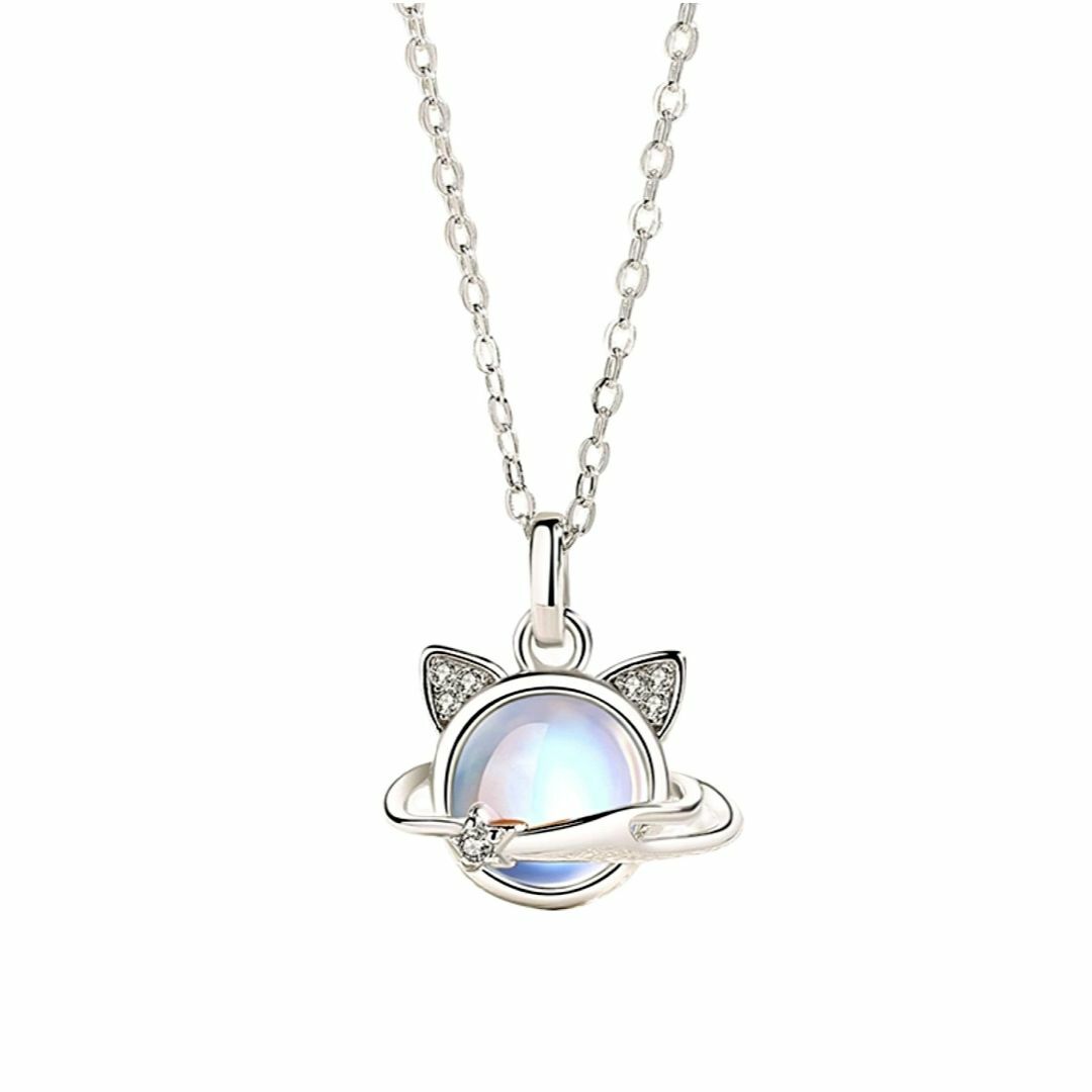 Bellitia Jewelry ムーンストーン 6月誕生石 宇宙猫 ネックレス | フリマアプリ ラクマ