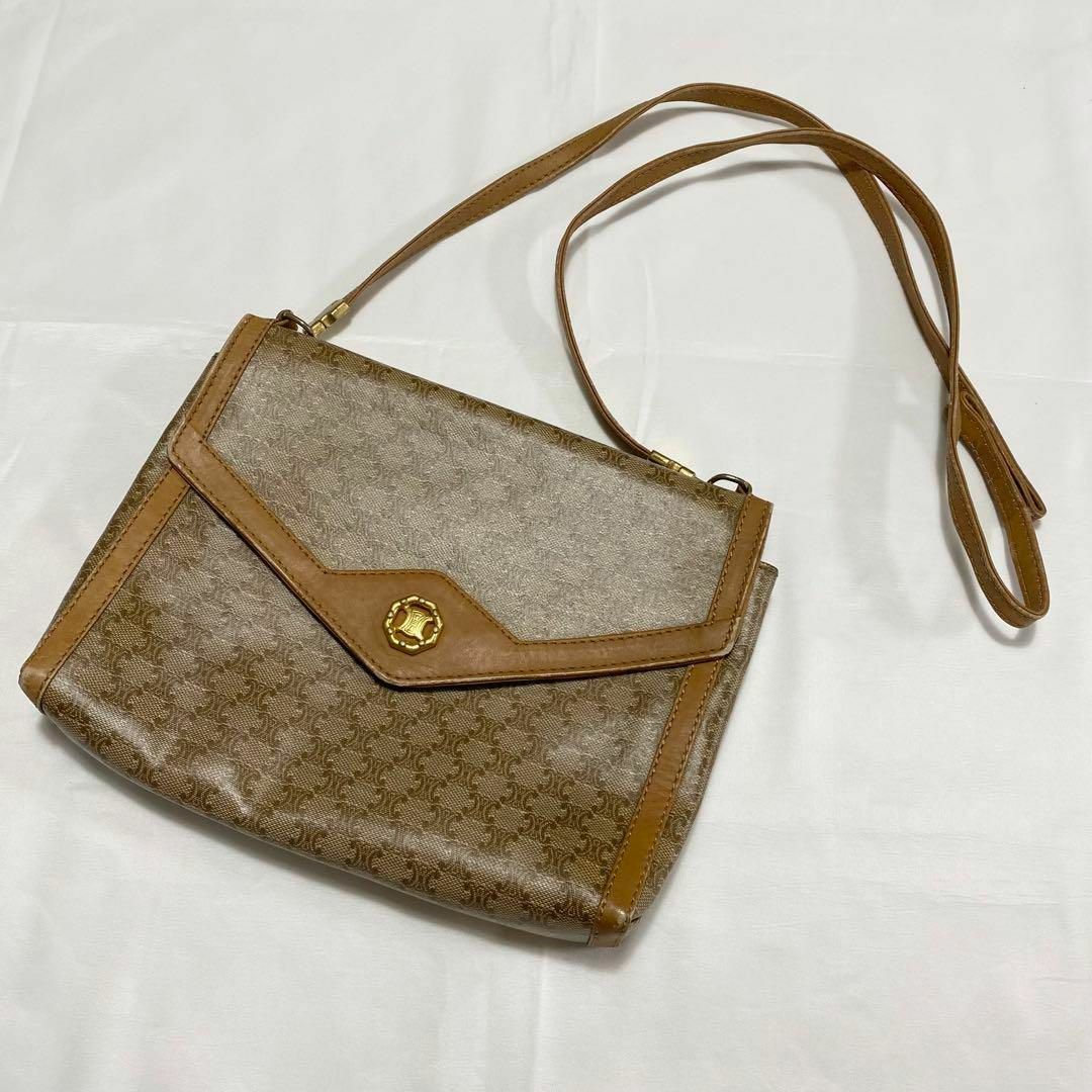 celine - CELINE セリーヌ ショルダーバッグ 鞄 マカダム柄 レディース