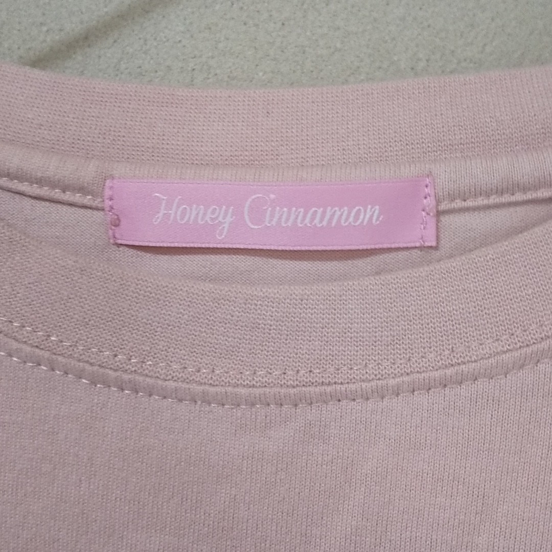 Honey Cinnamon(ハニーシナモン)のHoneyCinnamon♡アイマスクハニーTシャツ レディースのトップス(Tシャツ(半袖/袖なし))の商品写真