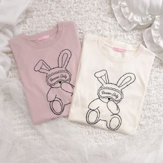 ハニーシナモン(Honey Cinnamon)のHoneyCinnamon♡アイマスクハニーTシャツ(Tシャツ(半袖/袖なし))