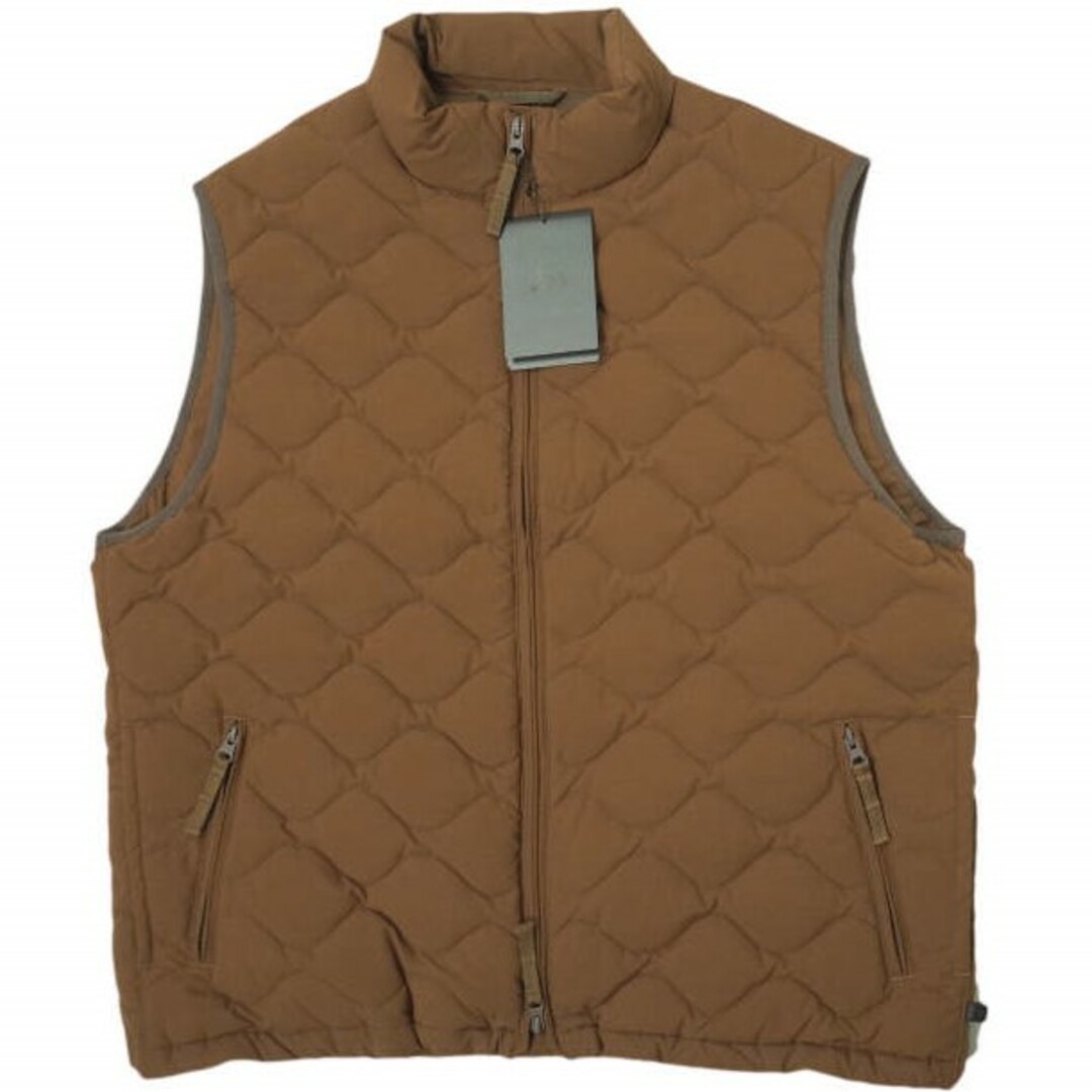 DAIWA PIER39 ダイワ ピア39 22AW TECH QUILT STAND COLLAR LINER VEST テックキルトスタンドカラーライナーベスト BJ-24022W L(JP) BROWN ダウン キルティング アウター【新古品】【DAIWA PIER39】