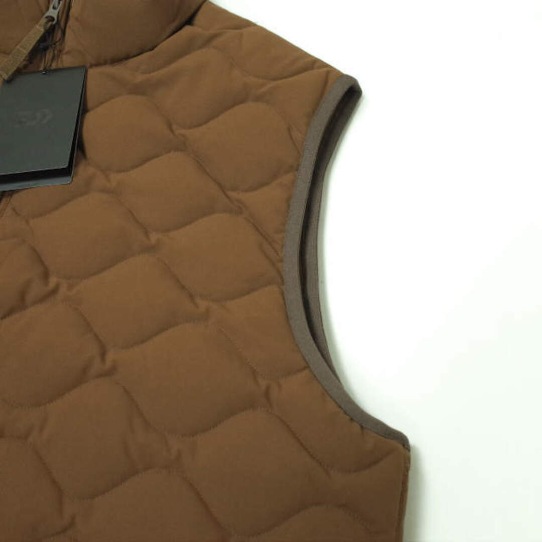 DAIWA PIER39 ダイワ ピア39 22AW TECH QUILT STAND COLLAR LINER VEST テックキルトスタンドカラーライナーベスト BJ-24022W L(JP) BROWN ダウン キルティング アウター【新古品】【DAIWA PIER39】