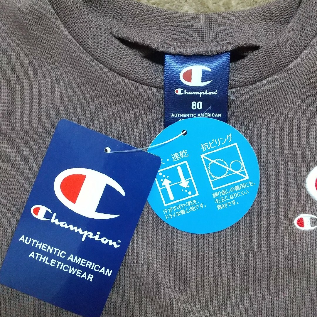 Champion(チャンピオン)のチャンピオン半袖Tシャツ キッズ/ベビー/マタニティのベビー服(~85cm)(Ｔシャツ)の商品写真