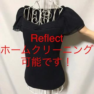 リフレクト(ReFLEcT)の★Reflect/リフレクト★極美品★半袖ドッキングカットソー9(M)(カットソー(半袖/袖なし))