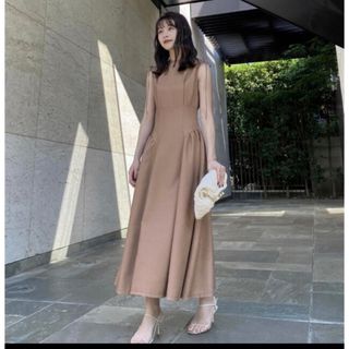 アニュアンス(ánuans)のL'Or  Drawstring Dress(ロングワンピース/マキシワンピース)