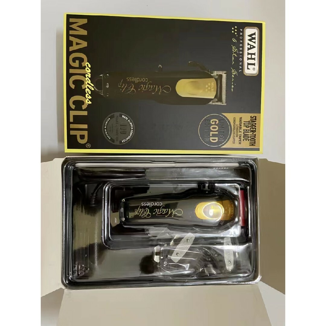 ☆WAHL 5STAR MAGIC CLIP ウォール バリカン 金-