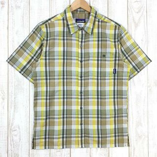 パタゴニア(patagonia)のMENs S  パタゴニア 2013 ショートスリーブ パッカーウェア シャツ SHORT SLEEVED PUCKERWARE SHIRTS 生産終了モデル 入手困難 PATAGONIA 53002 HCM イエロー系(その他)