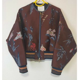 本日まで　マメクロゴウチ　ブルゾン　Cording Flight Jacket