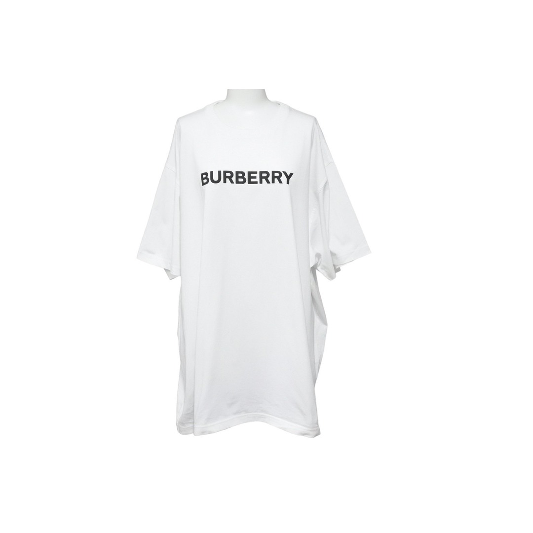 極美品 BURBERRY バーバリー 半袖Ｔシャツ メンズ 8055309 ロゴ ホワイト サイズXL コットン 中古 51154 | フリマアプリ  ラクマ
