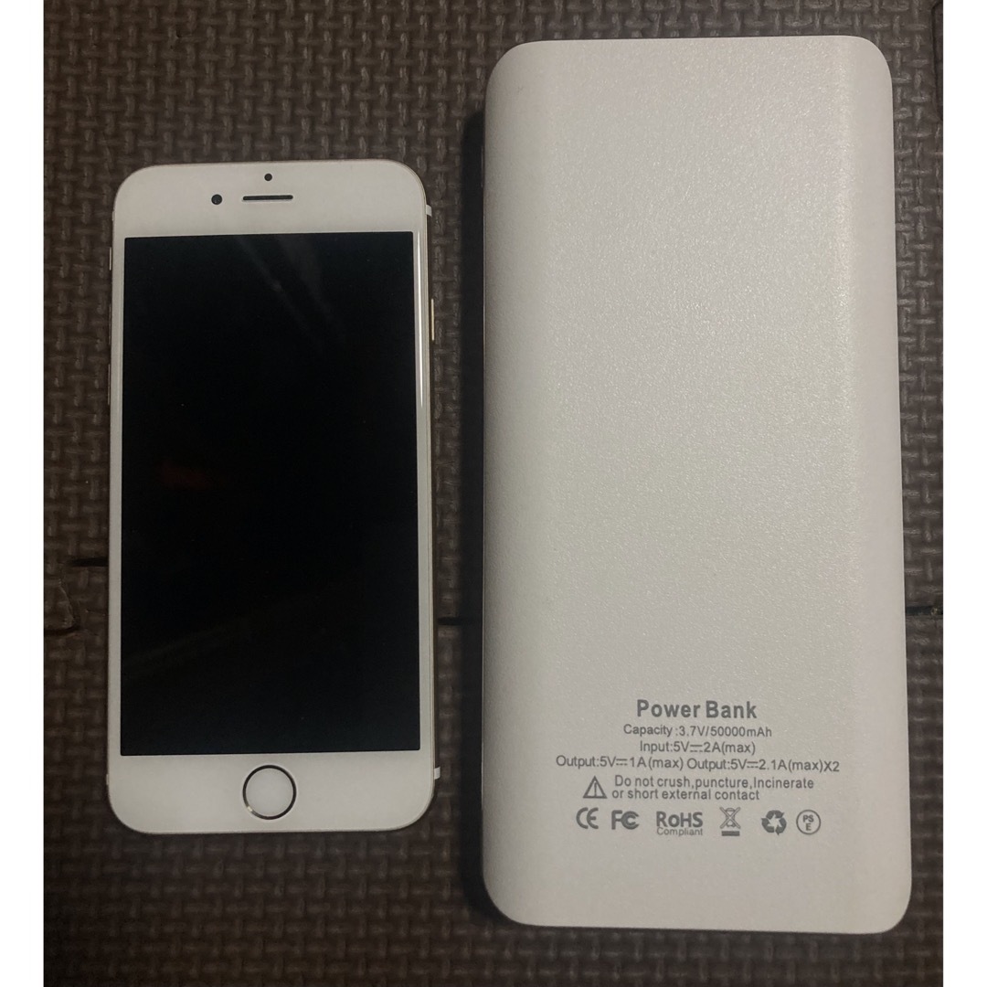 Apple - iPhone 6 Gold 64 GB au 50000mahバッテリーセットの通販 by ...