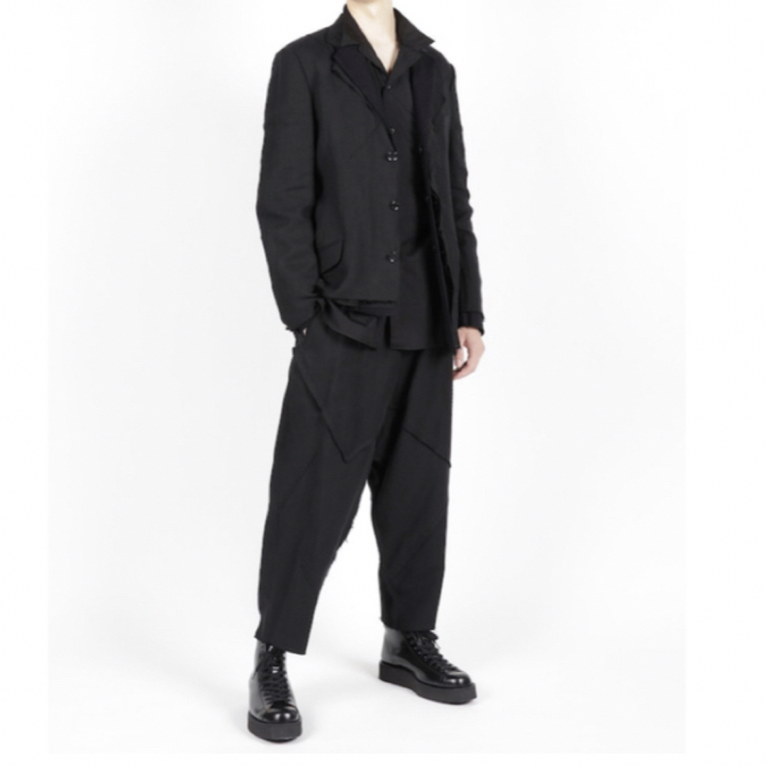 Yohji Yamamoto POUR HOMME(ヨウジヤマモトプールオム)の【投げ売り】ヨウジヤマモト  22ss 3重サルエルパンツ メンズのパンツ(サルエルパンツ)の商品写真