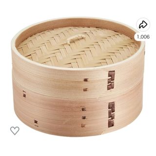 【最終お値下げ】中華せいろ 竹 蒸籠 セイロ 18cm(調理道具/製菓道具)