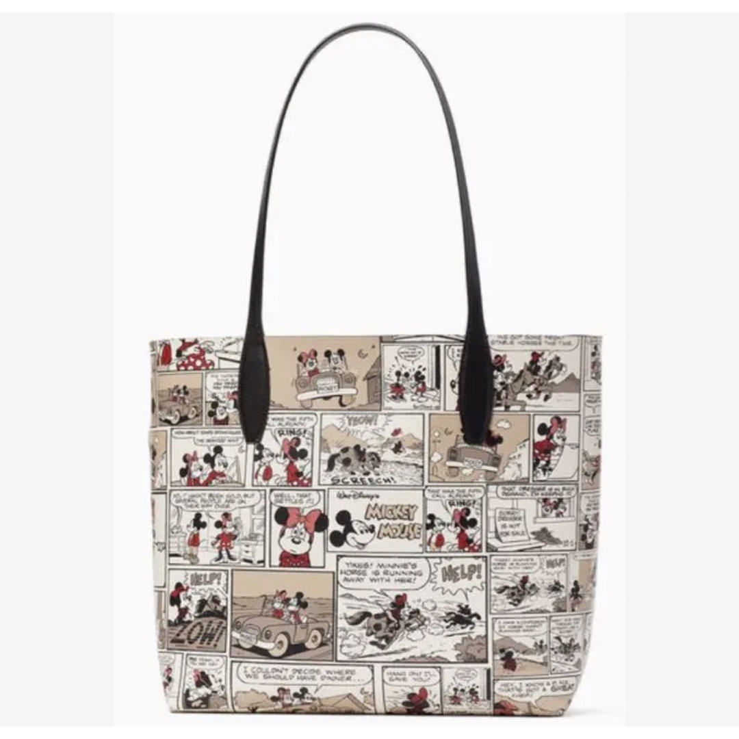 KateSpade ×Disney ミニー トートバッグ ポーチ付 リバーシブル