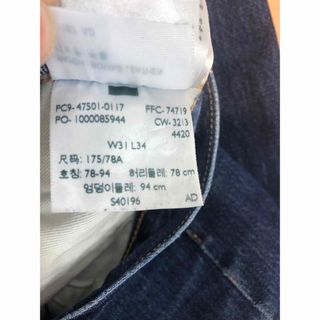 米国製 47501XX W31L34リーバイスLEVI’S復刻LVC1947年