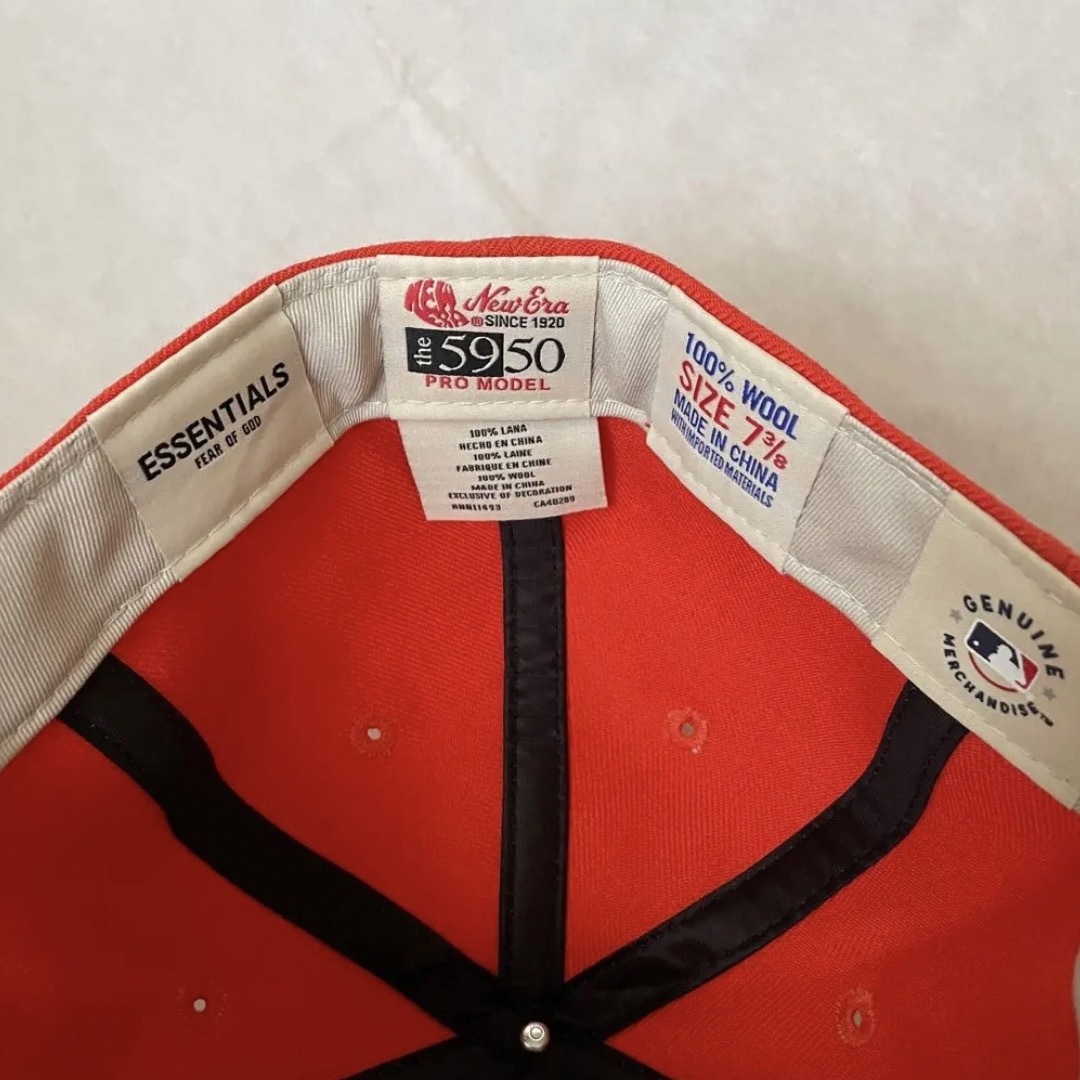 新品フィアオブゴッド × ニューエラ オレンジ