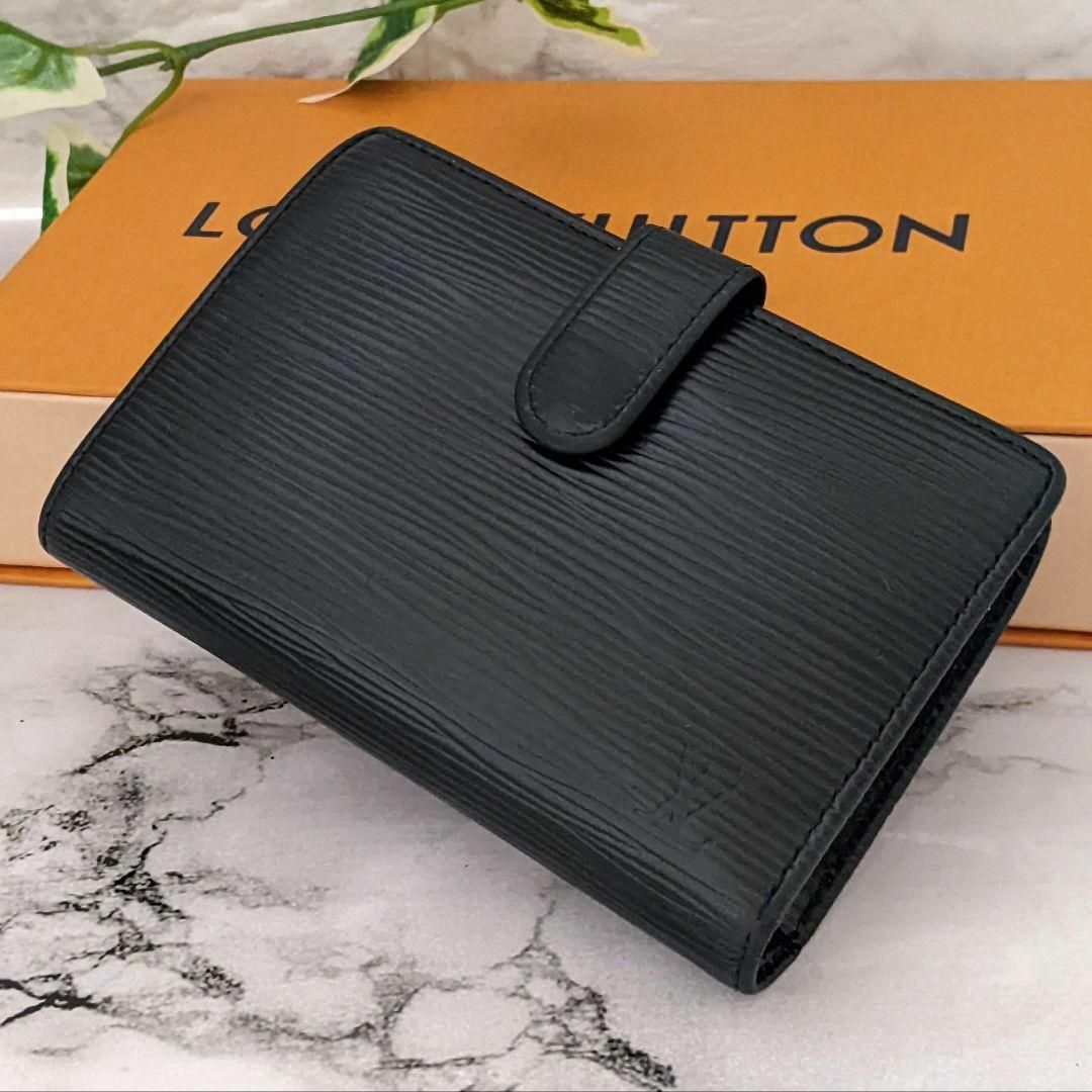 ルイヴィトン LOUIS VUITTON ポルトモネ ビエ ヴィエノワ M6324D エピ がま口 2つ折り財布 エピレザー モカ ブラウン