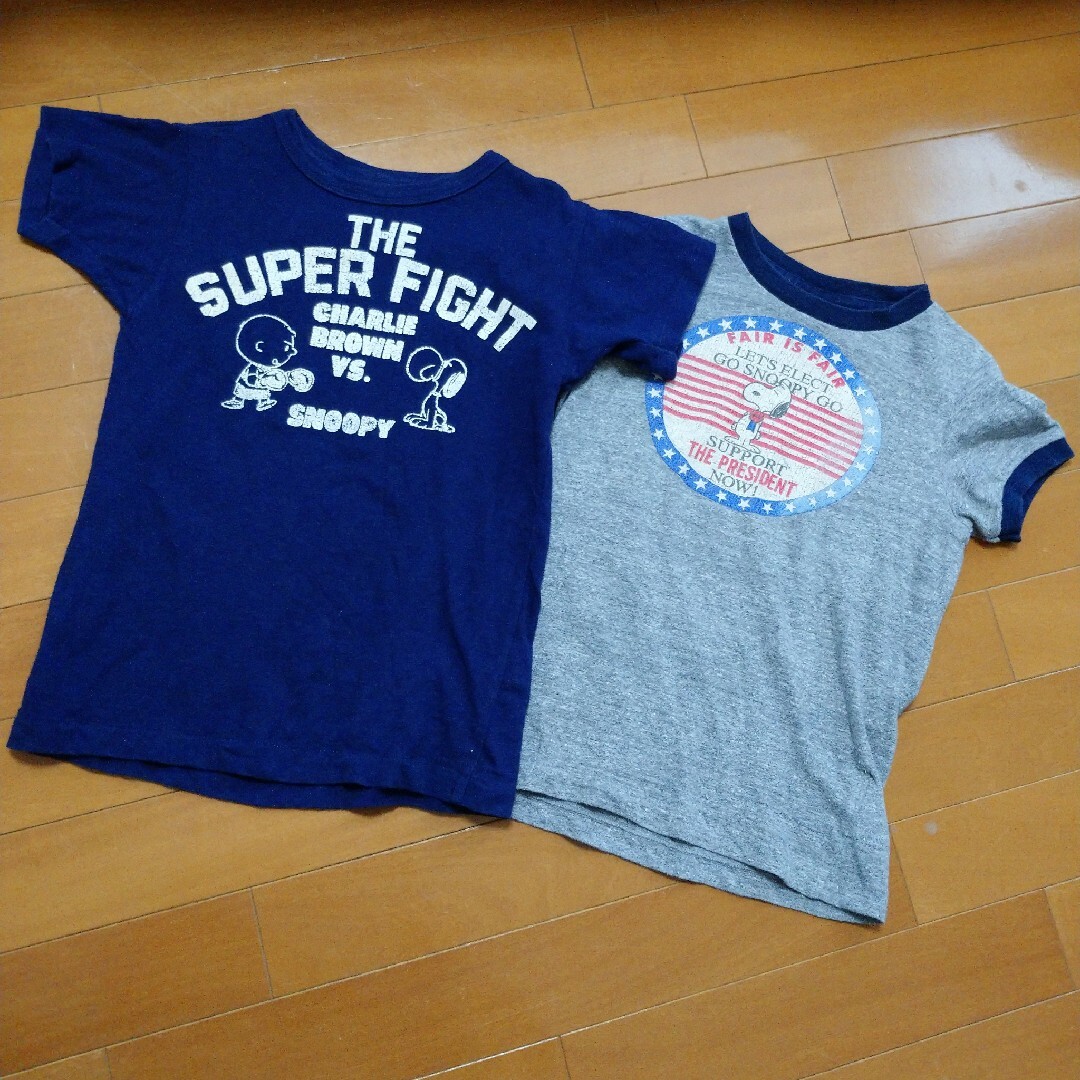 DENIM DUNGAREE - デニムダンガリー☆スヌーピーTシャツセット 130の