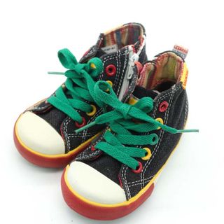 ヴァンズ(VANS)のバンズ ハイカットスニーカー クラシックスクール ヘンプ ミックス 子供靴 シューズ ベビー キッズ 男の子用 15cmサイズ マルチカラー VANS(スニーカー)