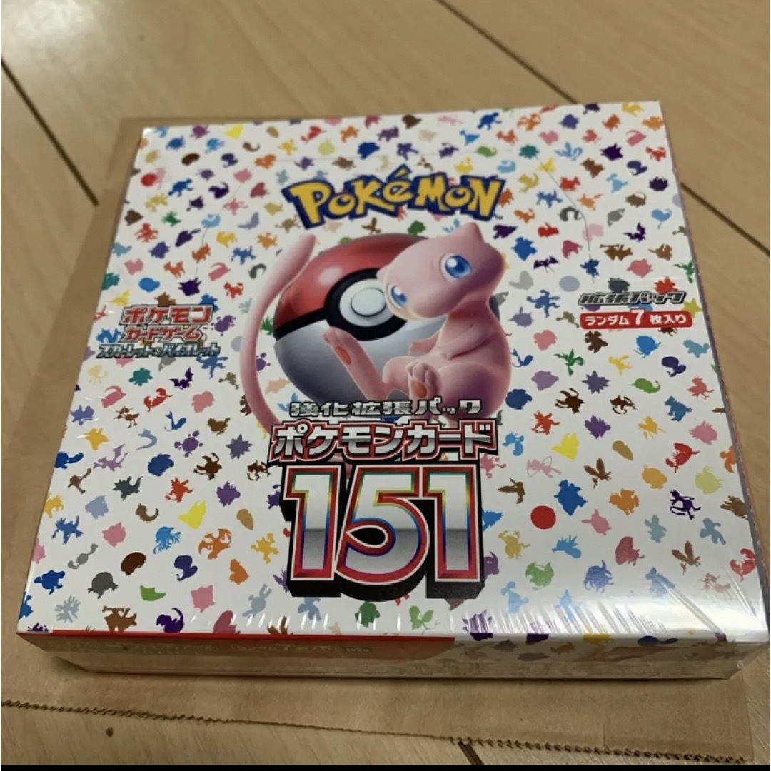 ポケモン(ポケモン)のポケモンカード151 box 未開封　1box シュリンク付き エンタメ/ホビーのトレーディングカード(Box/デッキ/パック)の商品写真