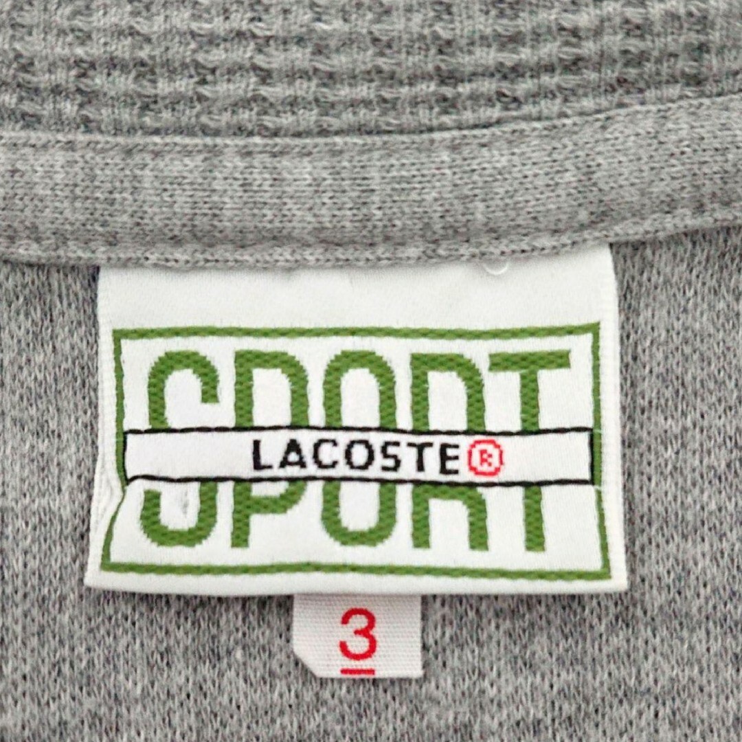 LACOSTE(ラコステ)のラコステ　スポーツ　文字　ワニ　刺繍　ロゴ　ワッフル　生地　半袖　ポロシャツ メンズのトップス(ポロシャツ)の商品写真