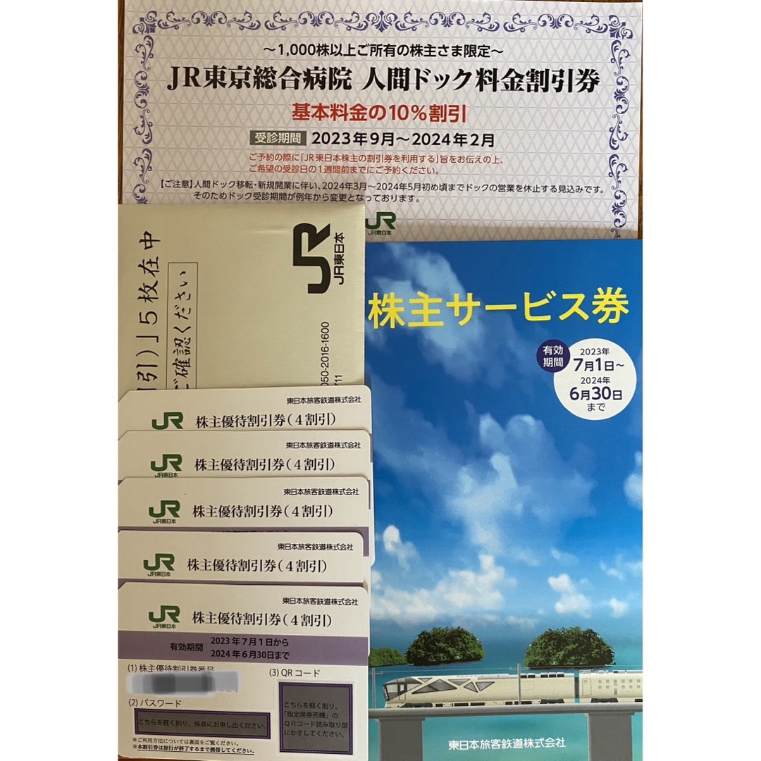 JR東日本旅客鉄道　株主優待　10枚