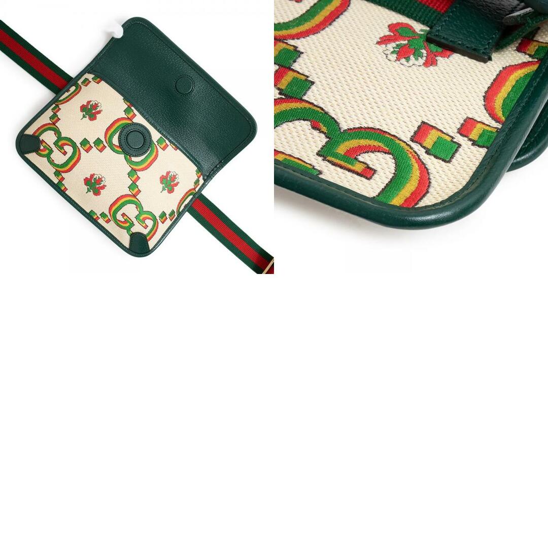 Gucci - グッチ 100周年記念 ウェブ ベルト ウエスト ボディバッグ