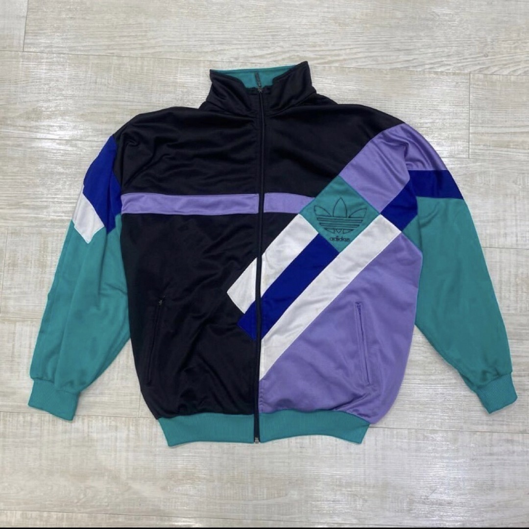 美品 USA製 80's adidas ジャージ トラックトップ