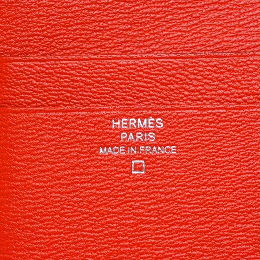 Hermes(エルメス)のエルメス MC2 ユークリッド カードケース 名刺入れ 定期入れ パスケース クロコダイル アリゲーターマット エキゾチックレザー ルージュインディアン レッド 赤 X刻印 箱付 HERMES（新品・未使用品） レディースのファッション小物(パスケース/IDカードホルダー)の商品写真