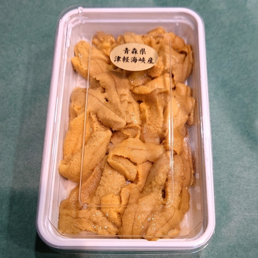 青森県大間産 無添加ウニ 100g入×4パックセット 食品/飲料/酒の食品(魚介)の商品写真