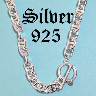 美品 希少 シルバー925 プラチナ レディース マンテル チェーン