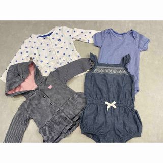 カーターズ(carter's)のCarter's④点セット☆6-9month☆女の子向け☆美品！(ロンパース)