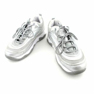 フィラ(FILA)の美品 フィラ メンズ RAY レイ SILVER シルバー スニーカー 26cm(スニーカー)