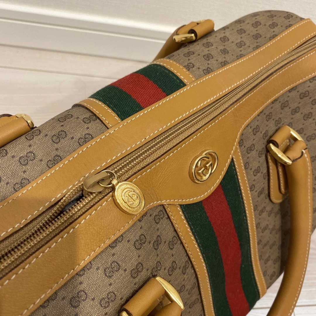 美品!☆GUCCI☆ オールドグッチ シェリーライン ミニボストンバック