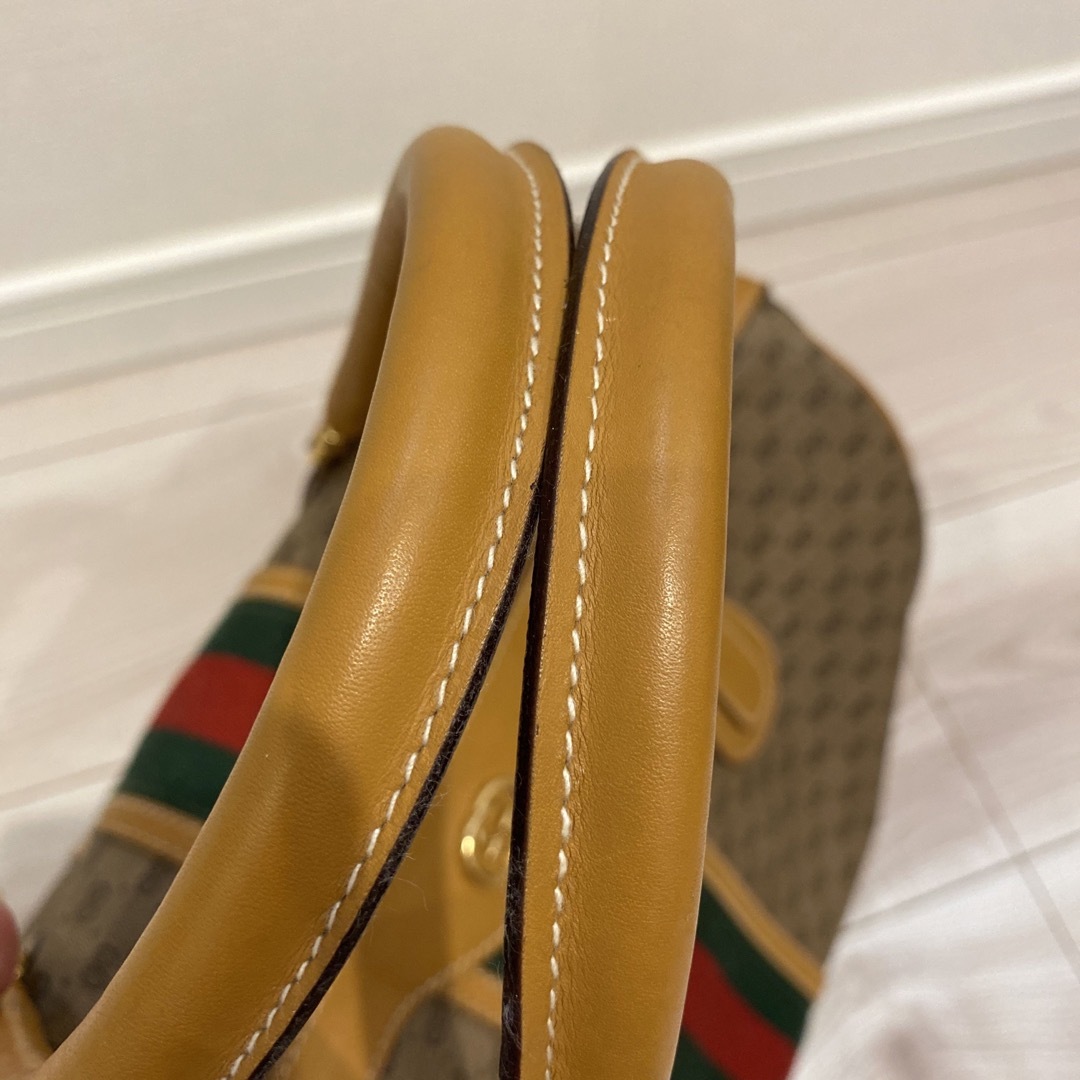 美品!☆GUCCI☆ オールドグッチ シェリーライン ミニボストンバック