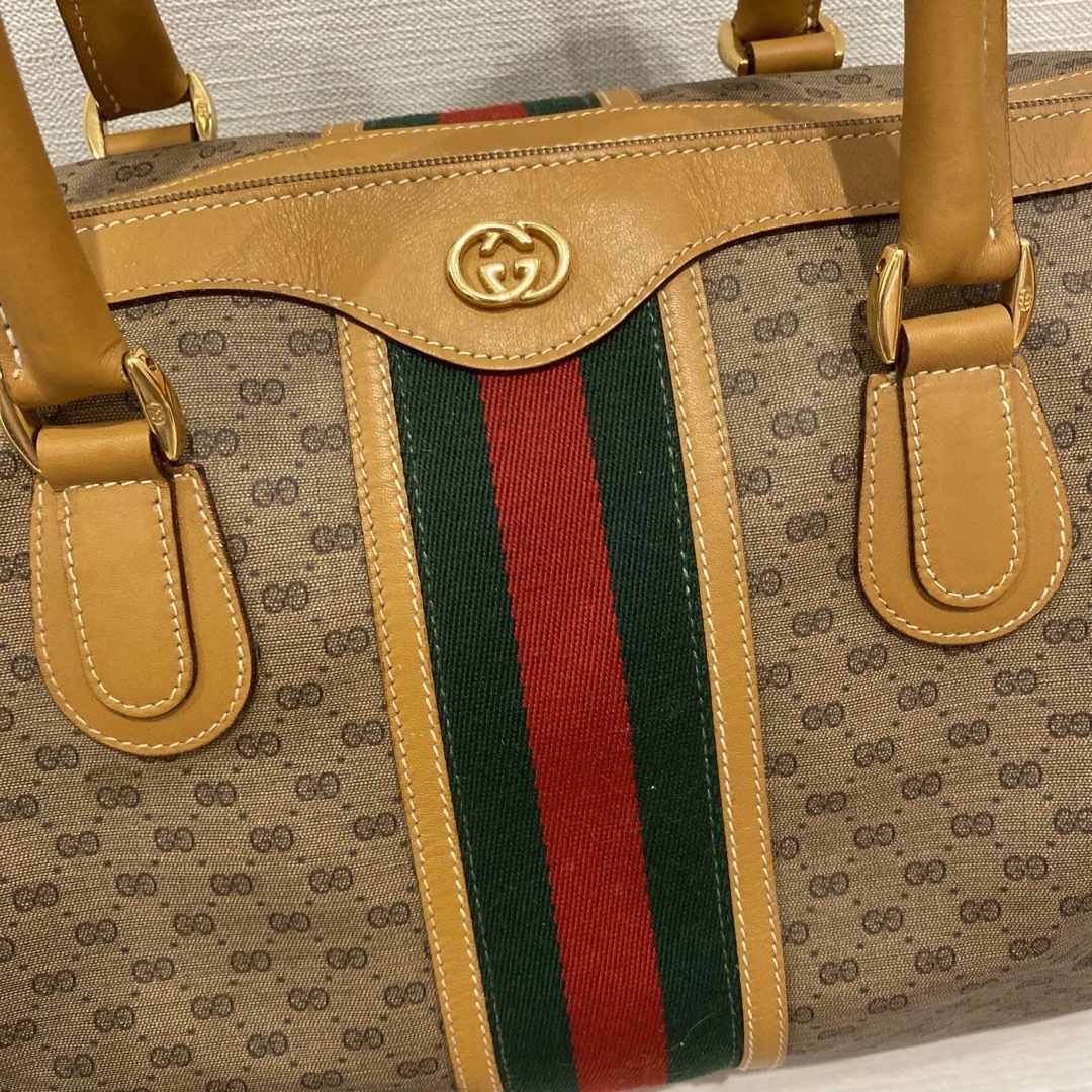 Gucci - 美品!☆GUCCI☆ オールドグッチ シェリーライン ミニボストン