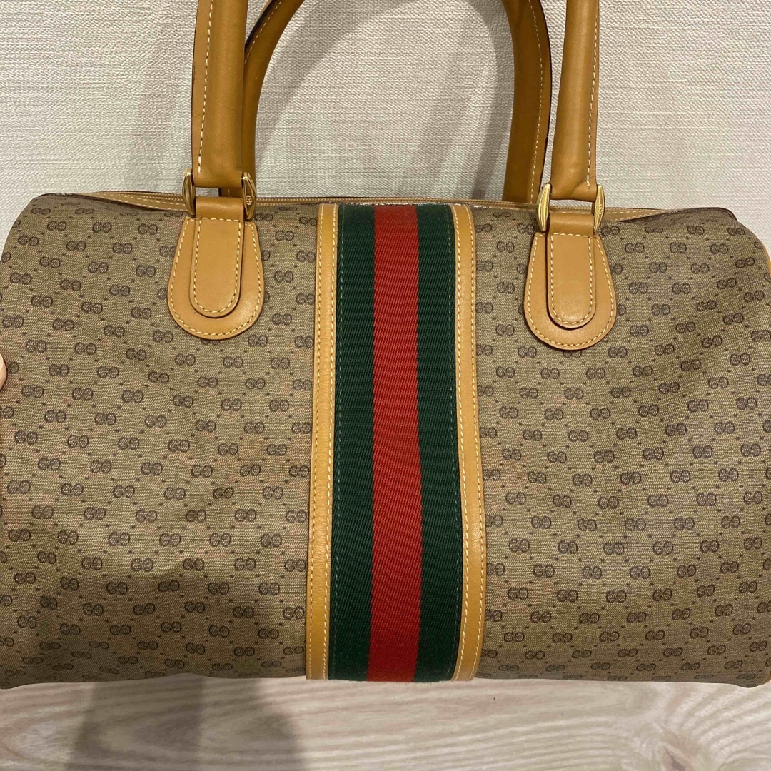 Gucci(グッチ)の美品！☆GUCCI☆ オールドグッチ シェリーライン ミニボストンバック レディースのバッグ(ボストンバッグ)の商品写真