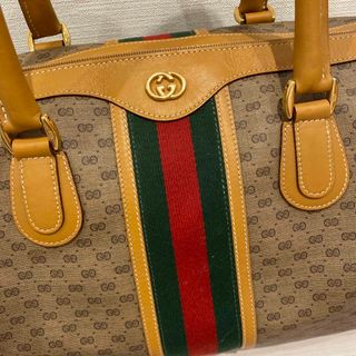 美品! GUCCI オールドグッチ シェリーライン ミニボストンバック