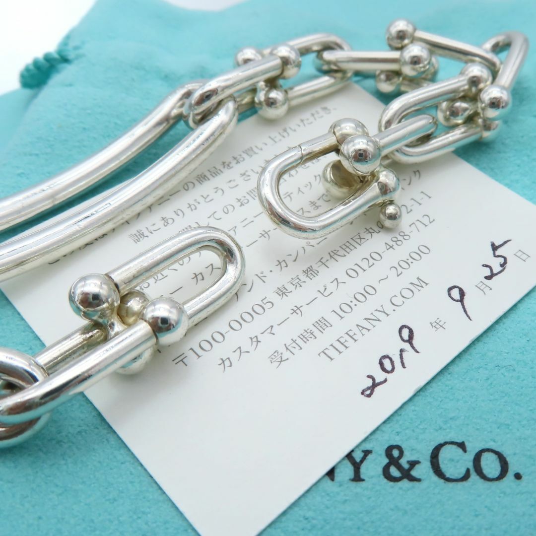 Tiffany & Co.(ティファニー)のティファニー ハードウェア リンク シルバー ブレスレット メンズ AH81 メンズのアクセサリー(ブレスレット)の商品写真