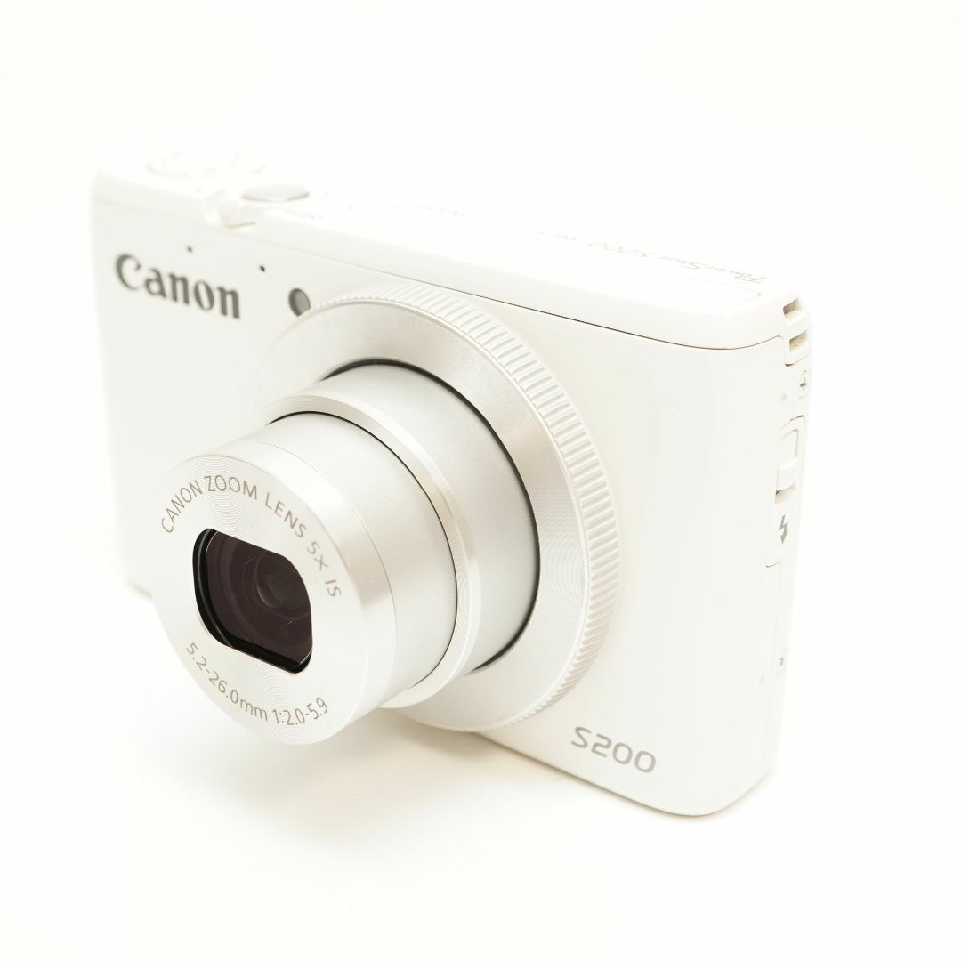 Canon - Canon キヤノン デジタルカメラ PowerShot S200 ホワイト の
